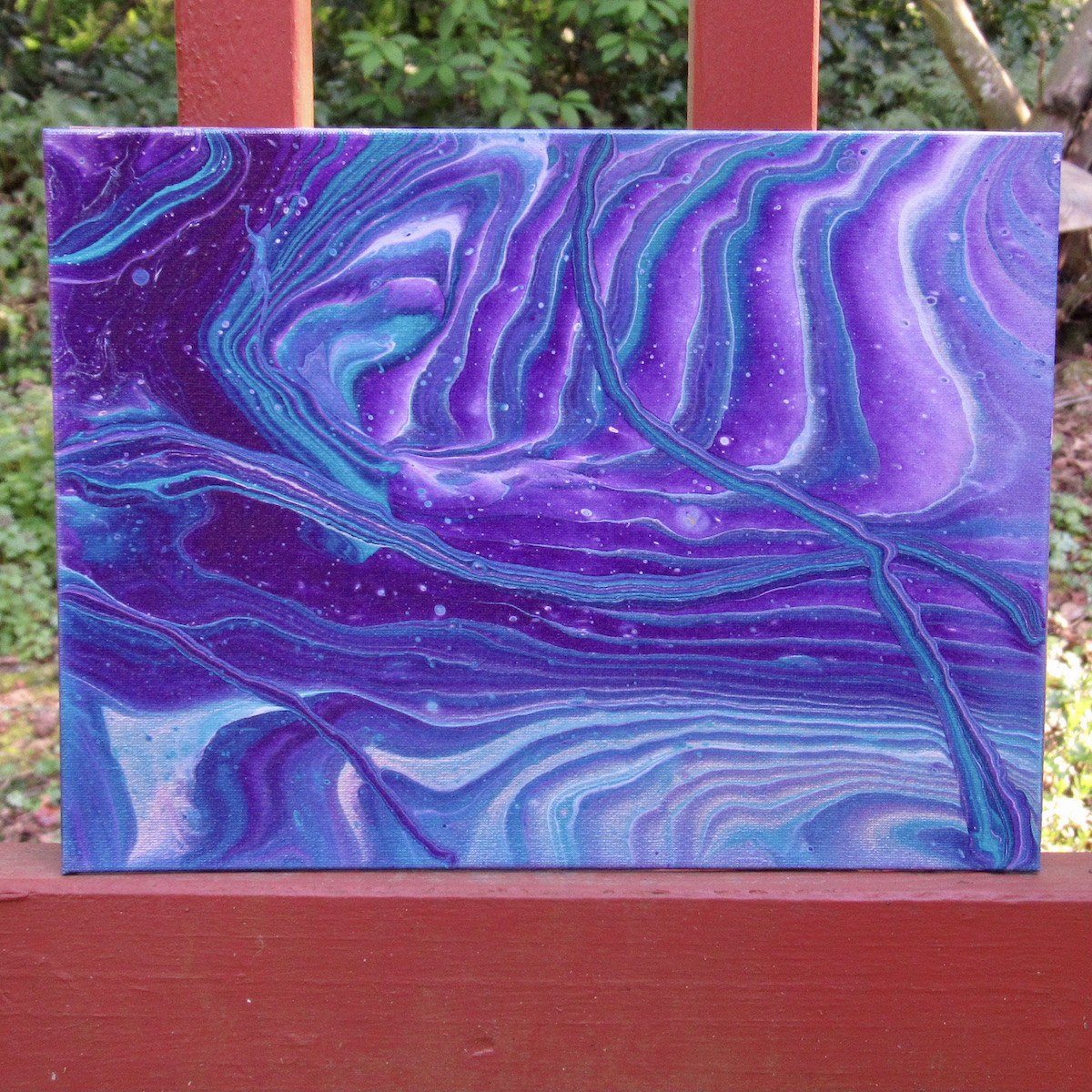 Purple 9x12 painting