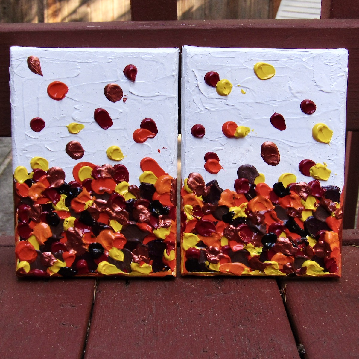 Two 5x7 paintings