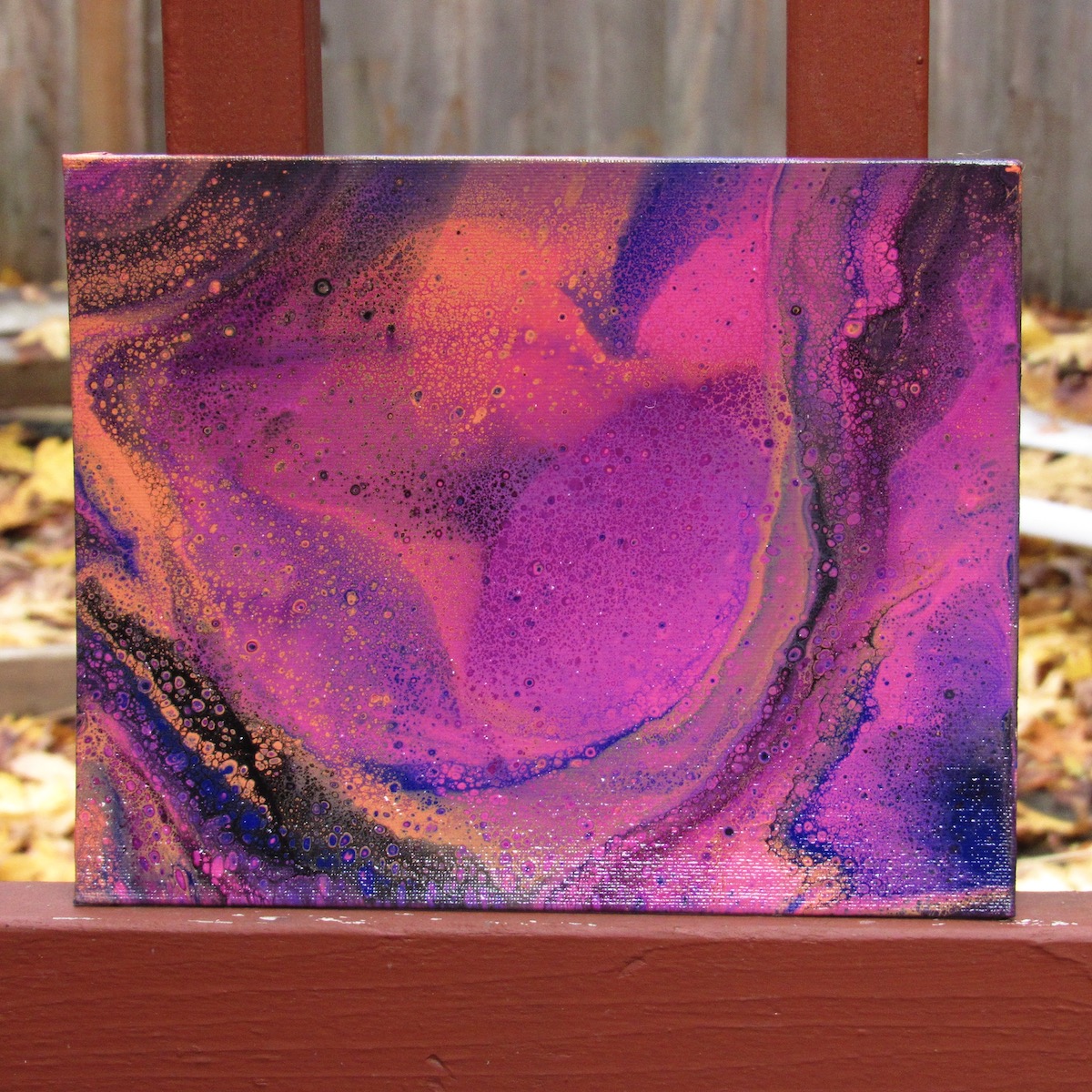 Pink 8x10 painting