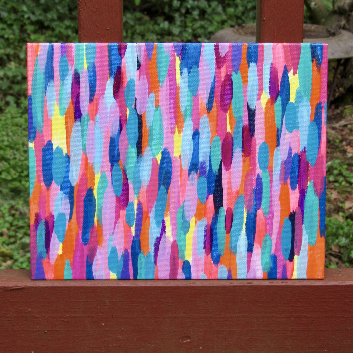 Lines 8x10 painting