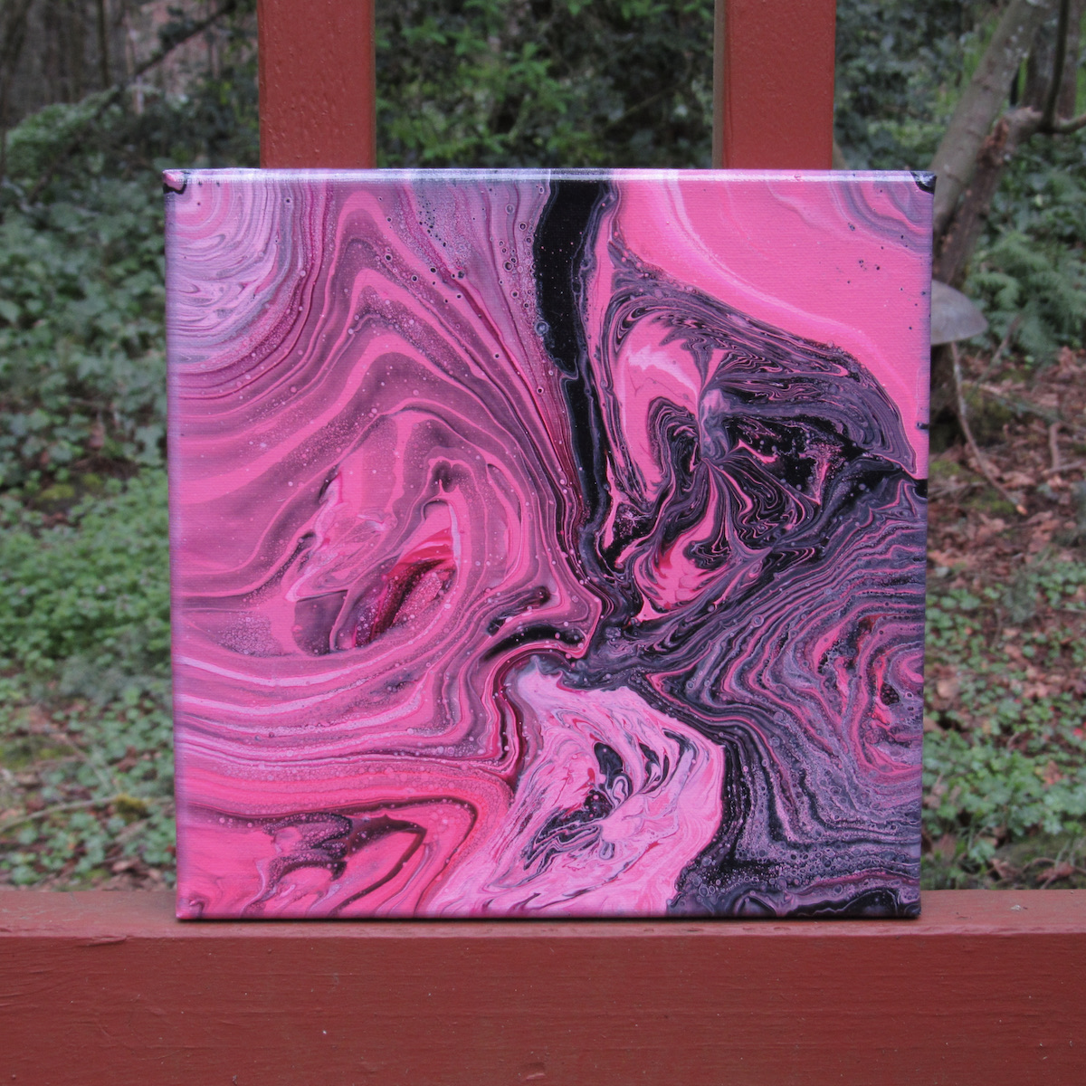 Pink 10x10 painting