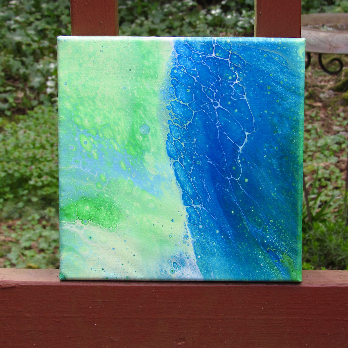 Blue 8x8 painting
