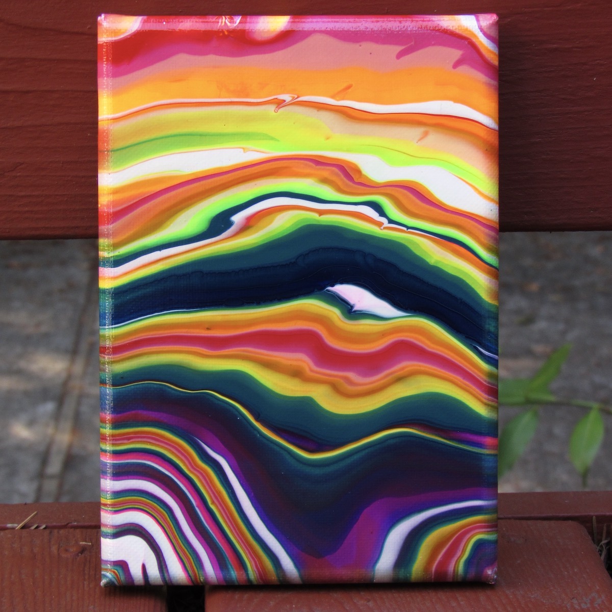 Colorful 5x7 painting