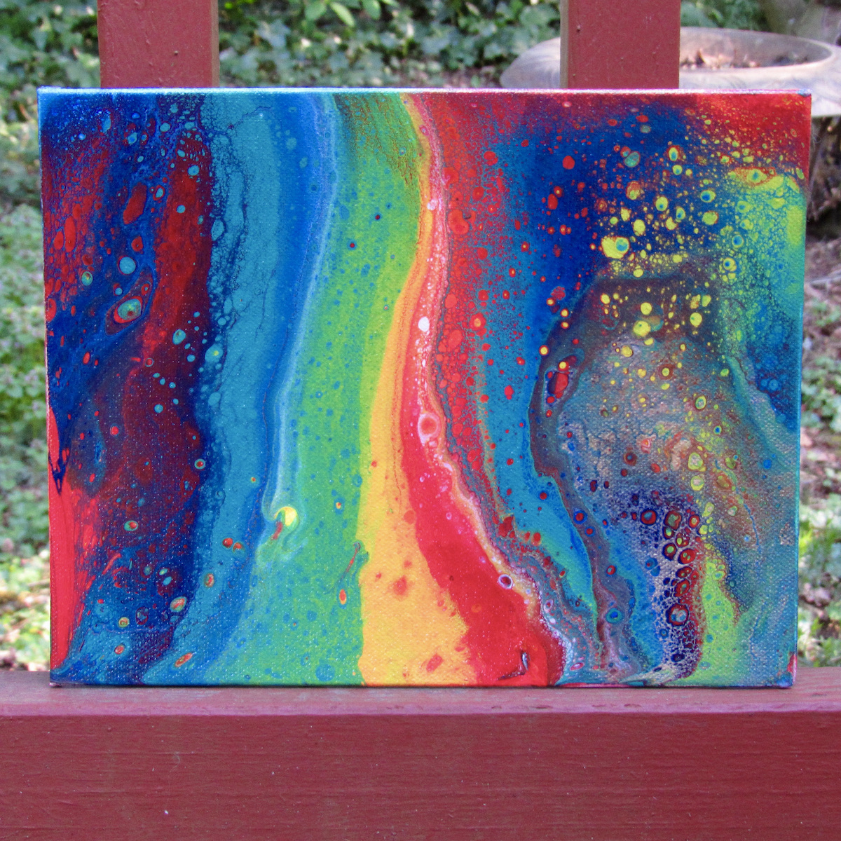 Rainbow 8x10 painting