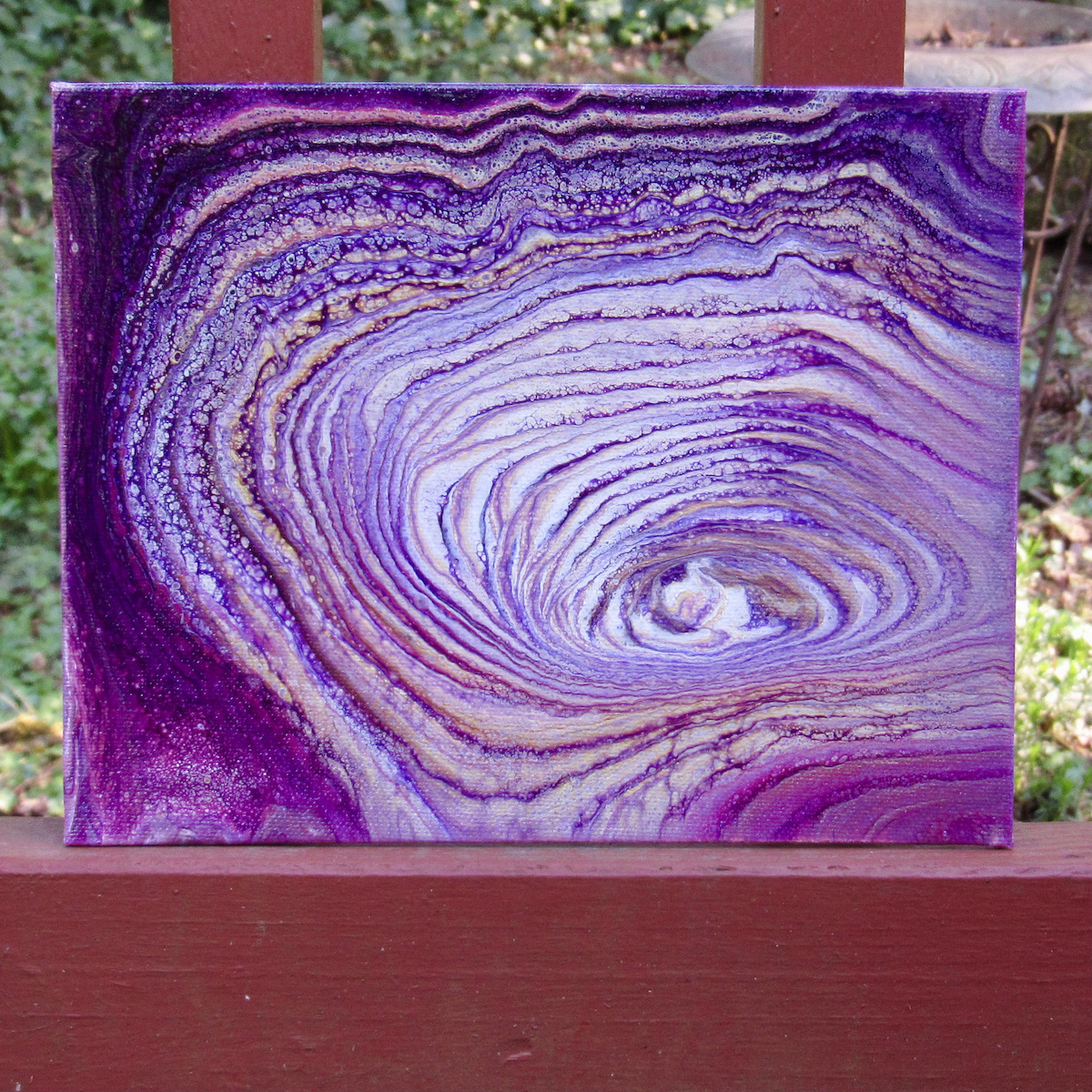 Purple 8x10 painting
