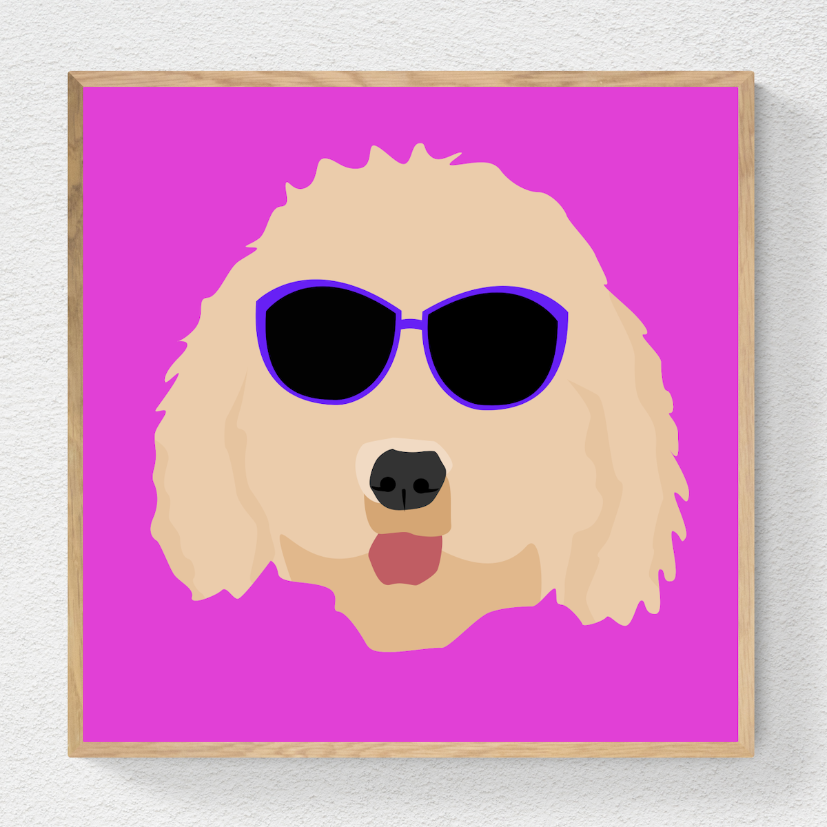 Labradoodle in Sunglasses